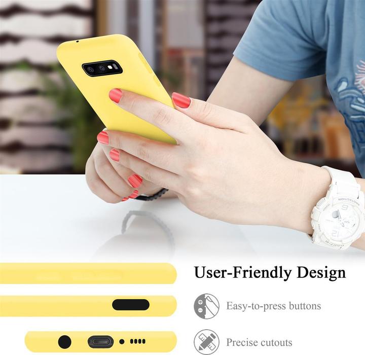Actual product image Cadorabo TPU Liquid Silicone Case Cover (Samsung Galaxy S10e)