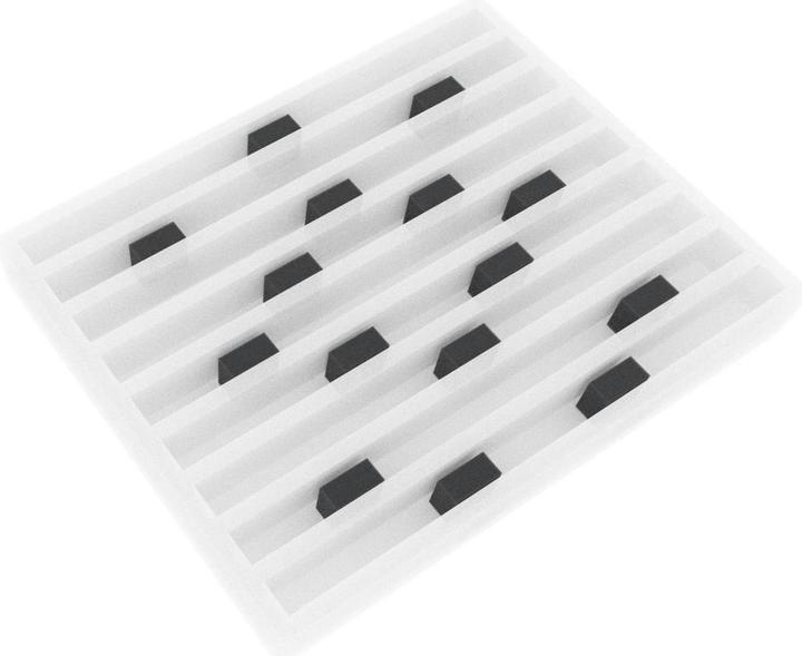 Produktbild Feldherr HS025A001 - 40 Distanzstücke / Schaumstoffquader / Schaumstoffblöcke 30 mm x 25 mm x 15 mm (Schaumstoff)