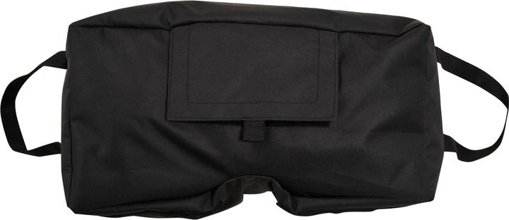 Produktbild Swisshandel24 Sonnenschirmständer Sandsack 2 x Beutel befüllbar 50 kg mit Schaufel Polyester + Kunststoff Schwarz