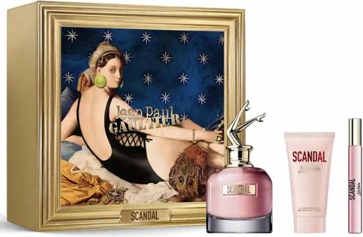 Gaultier J.P.G. SCANDAL EDP. 80ML. SP. + BL 75ML+ EDP. 10ML. SP. 3PCS SET (Eau de Parfum, 165 ml)