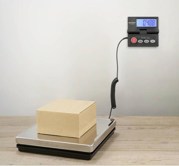 Immagine prodotto Voltcraft PLS-205S Plattformwaage Wägebereich (max.) 50 kg Ablesbarkeit 1 g net