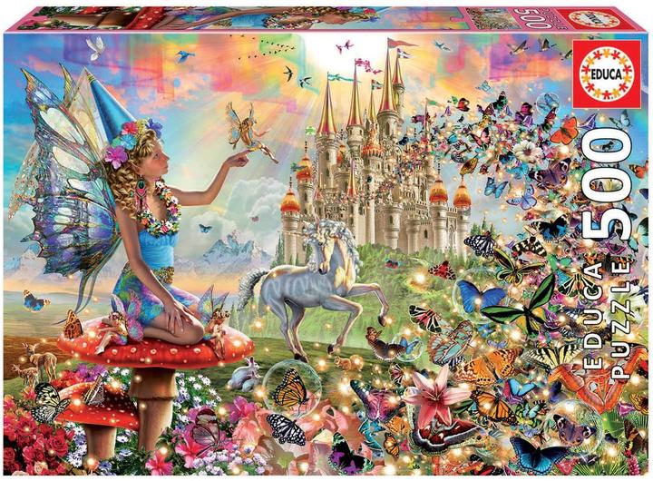 Immagine prodotto Educa Fate e farfalle puzzle (500 pezzi)