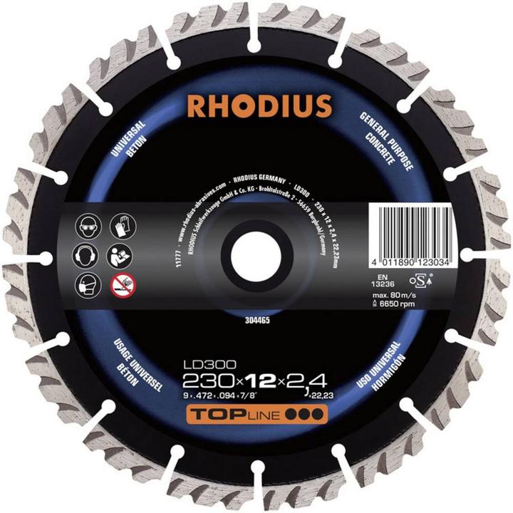 Produktbild Rhodius LD300 Diamanttrennscheibe