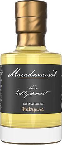 Natapura Bio zertifiziertes Macadamiaöl (Körperöl, 100 ml)