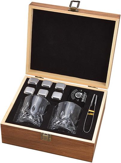 Produktbild CreaDiva Whisky Eiswürfel Set aus Edelstahl (3 dl, 1 x, Whiskygläser)
