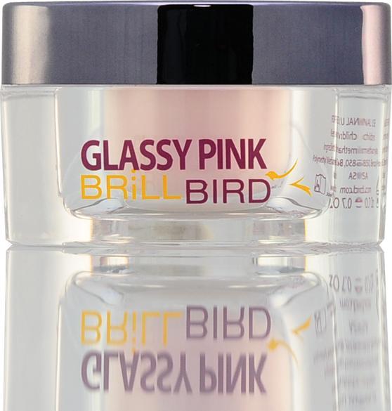 BrillBird Glassy Pink Acryl Pulver 30ml (Glassy Pink)