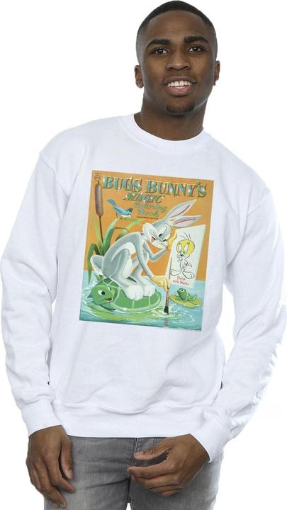 Actual product image Looney Tunes Mens Bugs Bunny Colouring Book Sweatshirt (4XL)