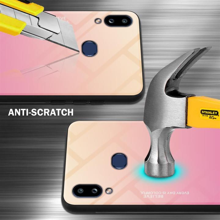 Produktbild Cadorabo TPU 2 Farben Glas Cover (Samsung Galaxy A10s, Samsung Galaxy M01s)