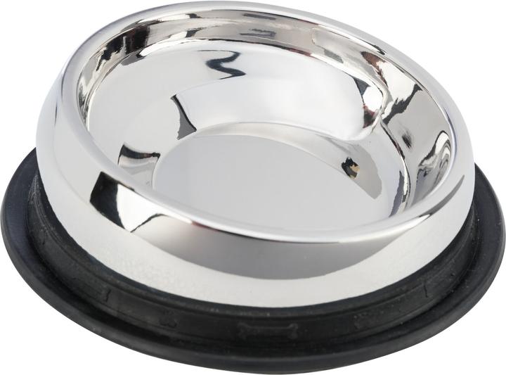 Actual product image Trixie Metal bowl, for dogs with short snout, stainless steel (0.70 l)
