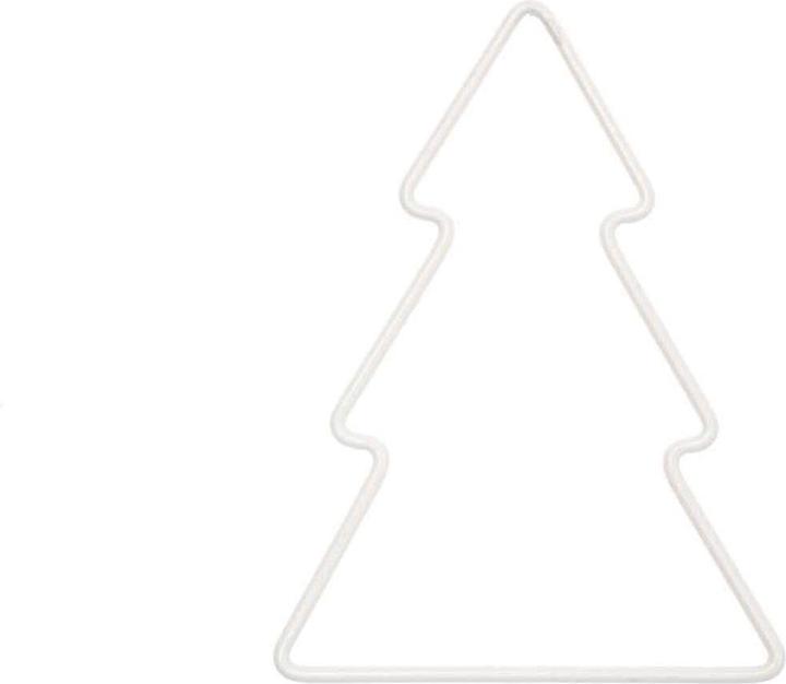 Produktbild Rico Design Metalltanne 9 x 12 cm Weiss 1 Stück
