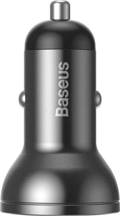 Produktbild Baseus Digital Display Dual USB 4.8A Car Charger 24W Grey