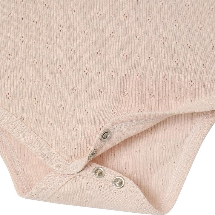 Immagine prodotto Vertbaudet Bio-Kollektion: 2er-Pack Baby Langarmbodys mit zartem Lochmuster (92)