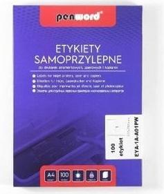 Produktbild Penword Selbstklebende Etiketten A4/100K 1x210x297mm