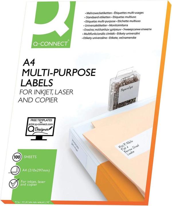 Produktbild Q-Connect Etiketten