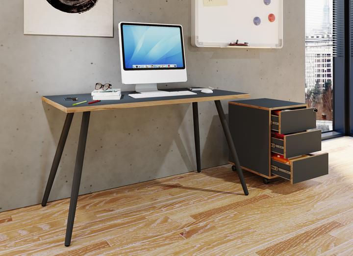 Actual product image VCM Holz Schreibtisch Bürotisch Salia 138x80