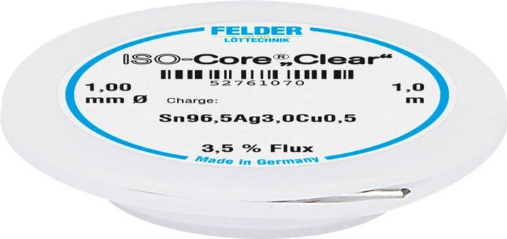 Felder Lottechnik Clear SAC305, 1 m Klappspule, 1 mm (Lötspulenkit)