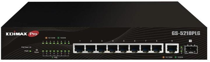 Produktbild edimax 10 Port Gigabit PoE+ Web Smart Managed Switch mit 100 Watt 10-Port Gigabit PoE+ Web Smart Switch für (10 Ports)