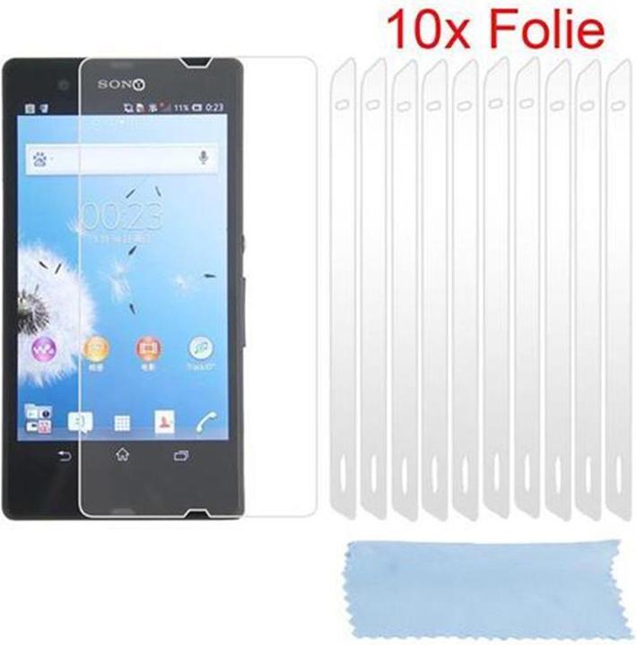 Productafbeelding Cadorabo 10x beschermende folie (1 Stuk, Xperia Z)