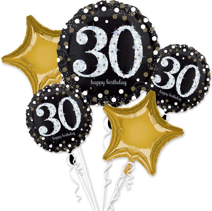 Immagine prodotto Anagram Bouquet di palloncini 30 anni (3 x)