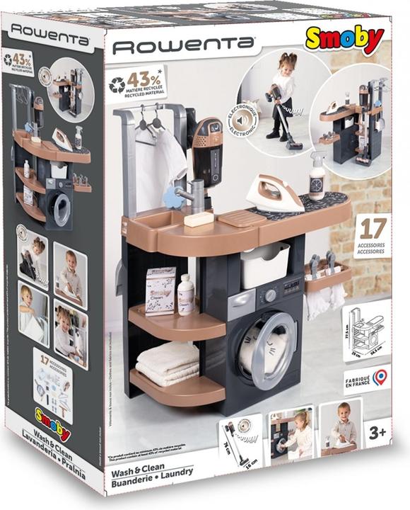 Actual product image Smoby Rowenta Haushalts-Set Waschküche