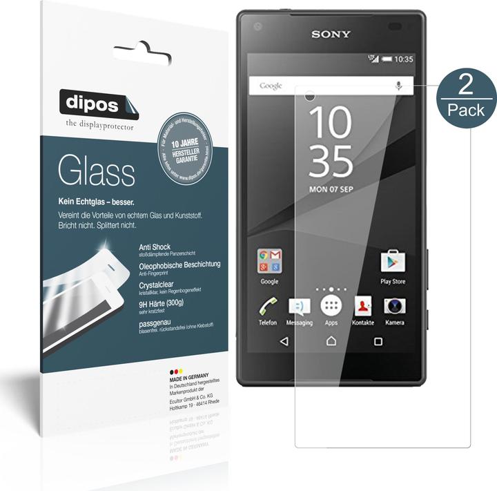 Produktbild Dipos Displayschutz Anti-Shock (1 Stück, Sony Xperia Z5 Compact)