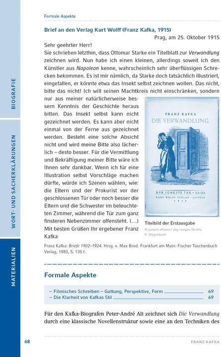 Produktbild Franz Kafka (Deutsch, Franz Kafka, 2019)