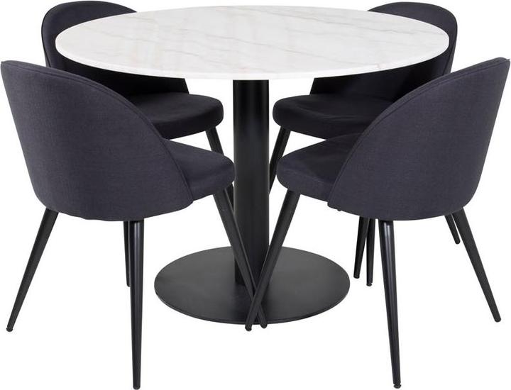 Produktbild Ebuy24 Essgruppe Estelle 78 (5-teilig) (106 x 106 x 75 cm)