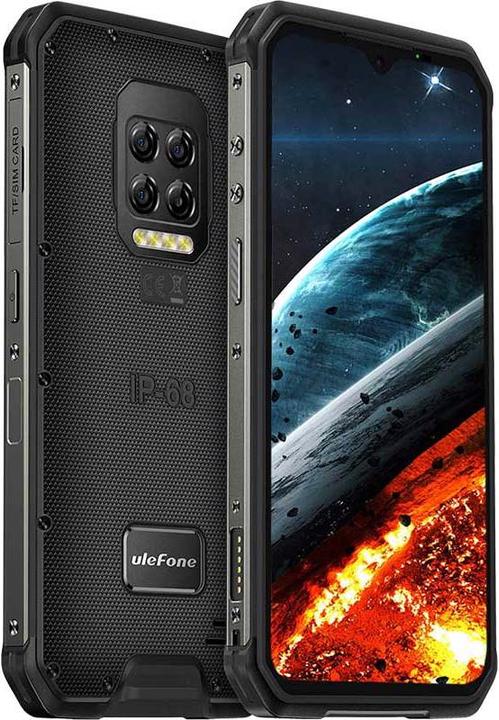 Produktbild Ulefone Armor 9E (128 GB, Black, 6.30", Hybrid Dual SIM, 64 Mpx, 4G)