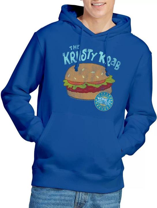 Immagine prodotto Spongebob Squarepants Krusty Krab Felpa con Cappuccio Uomo (L)