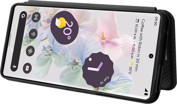 Image du produit Cover-Discount Google Pixel 7 Pro - Etui flip look carbone noir (Google Pixel 7 Pro)