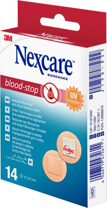 Image du produit Nexcare Blood-Stop pansements ronds (14 x)