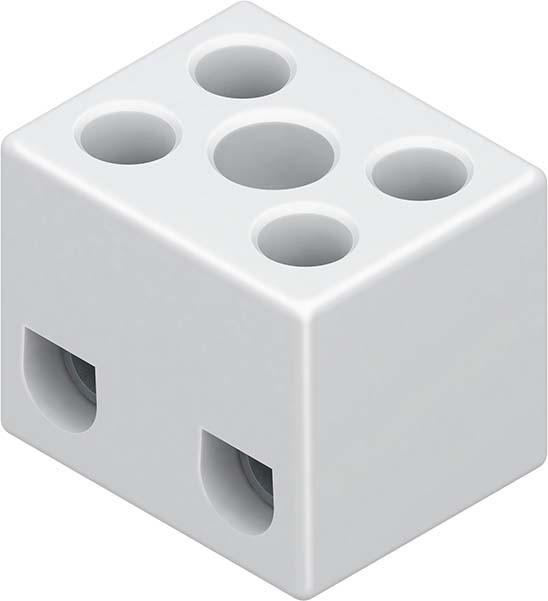 Produktbild Kleinhuis HKL 119.G Anschlussklemme 10qmm, Porzellan, 2polig