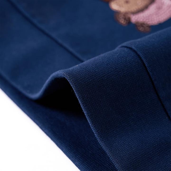 Immagine prodotto VidaXL Felpa da bambino blu navy 92,Materiale: 95 % cotone. 5 (92)