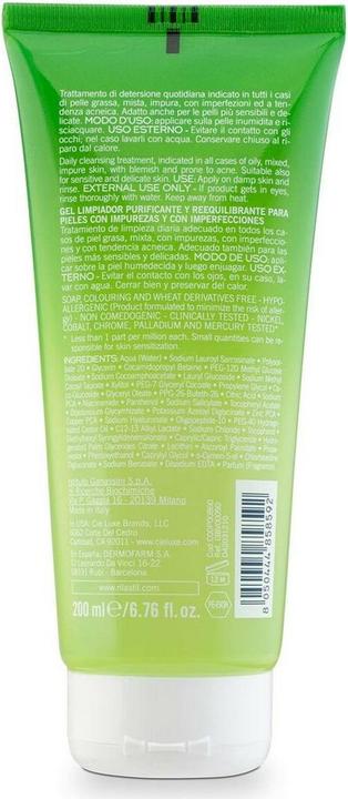 Actual product image Rilastil ACNESTIL gel limpiador purificante 200 ml (Gel, 200 ml)