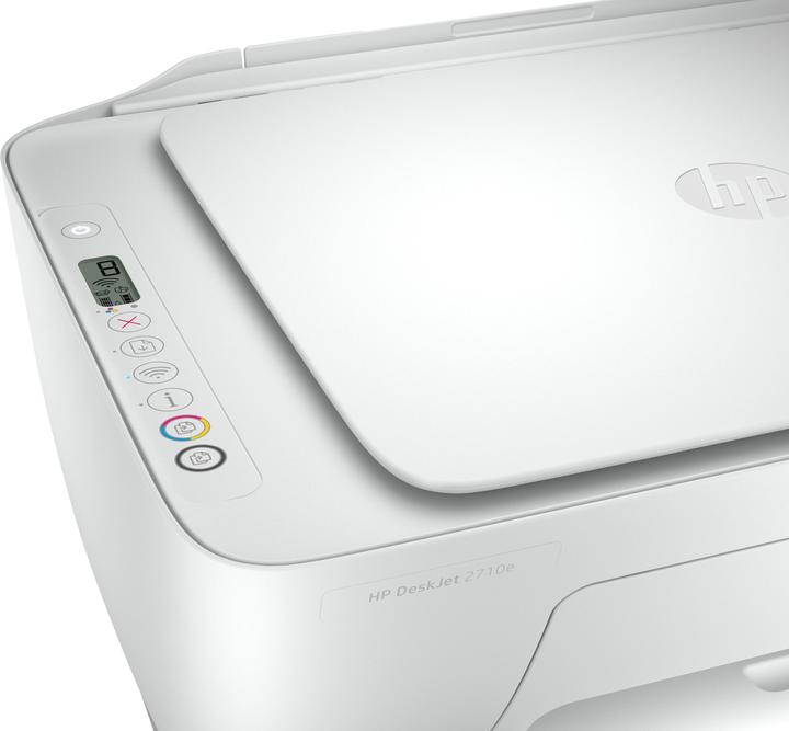 Image du produit HP DeskJet 2710e + AIO Tout-en-un - encre couleur A4, impression (Encre, Couleur)