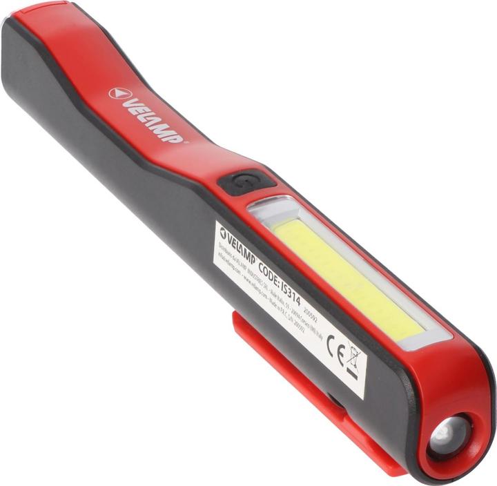 Produktbild Velamp LED-Taschenlampe 2in1 Arbeitsleuchte, mit Magnet und Clip (150 lm)