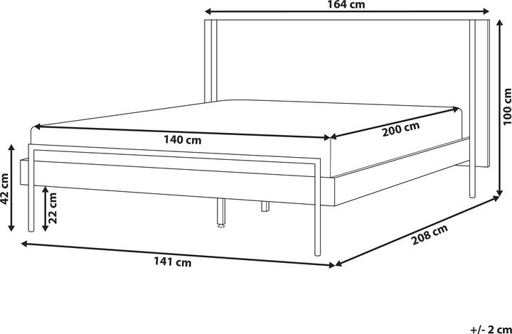 Actual product image Beliani Libermont (140 x 200)