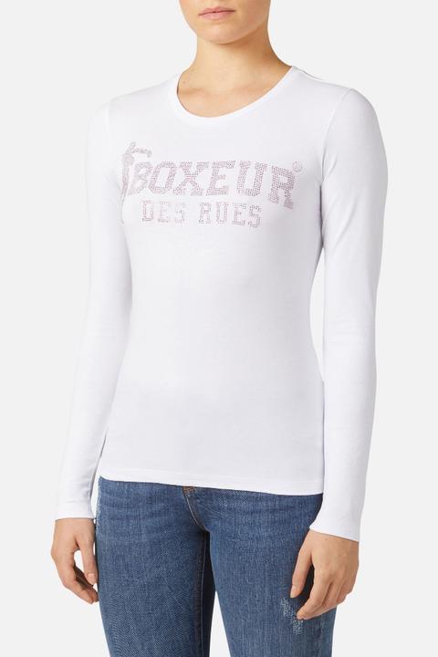 Boxeur des Rues Lady Strass Logo T-Shirt