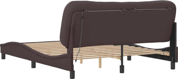 Actual product image VidaXL Bed frame with LED fabric (160 x 200 cm)