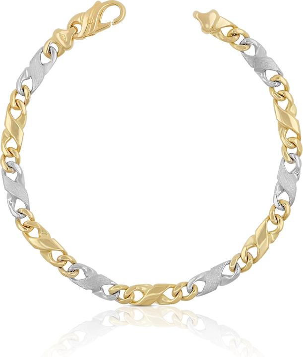 Muau Carrera (22 cm, 750, Weissgold, 18K Gelbgold)