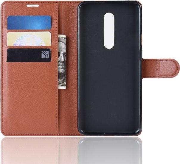 Actual product image MU Classic Litchi Leather Bookcover Series (OnePlus 7 Pro)