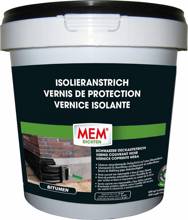 Produktbild MEM Isolieranstrich (1.15 kg, Black, 1000 ml)