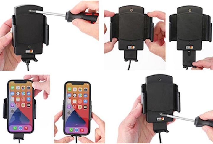 Actual product image Brodit 719300 Qi wireless active mount, fixed