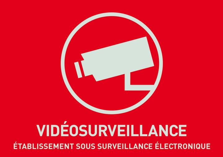 Image du produit Abus Autocollant d'avertissement