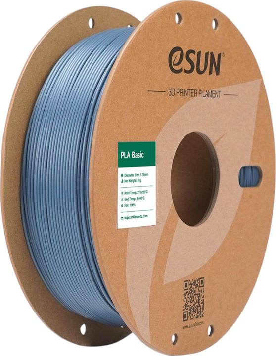 Actual product image eSUN PLA BASIC 1,75mm GREY 1kg (PLA, 1.75 mm, 1000 g, Grey)