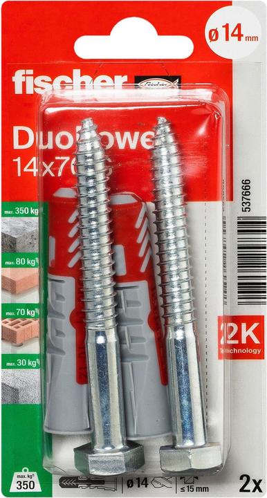 Produktbild Fischer SB Nylondübel Duopower (2 Stk.)