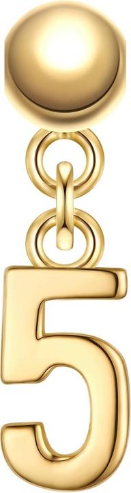 Glanzstücke München Damen Charm Ziffer 5 - 36876 (Sterling Silber)