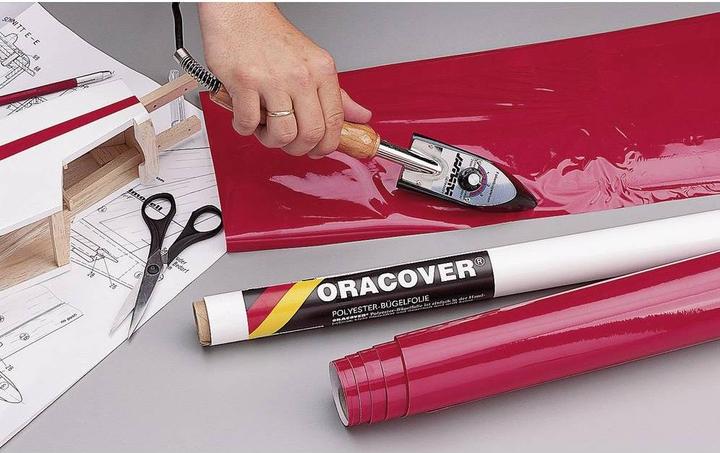 Produktbild Oracover Bügelfolie, silber