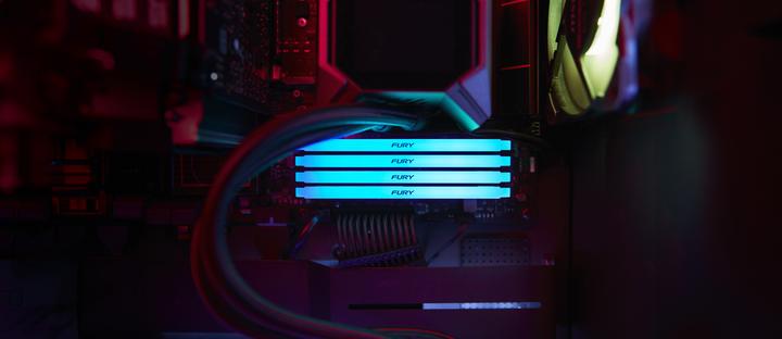 Actual product image Kingston KF436C18BB2AK4/128 (2 x 32GB, 3600 MHz, DDR4-RAM, DIMM)