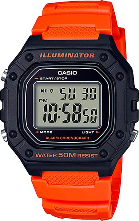 Casio W-218H-4B2 (Digitaluhr, 43 mm)